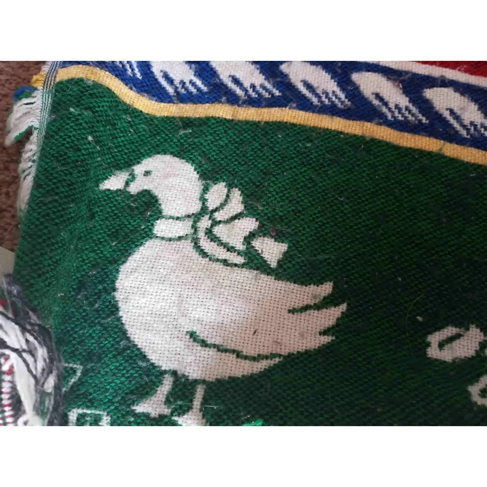 The Northwest Company Vintage Christmas Blanket High Bulk Acrylic 42' x 47'